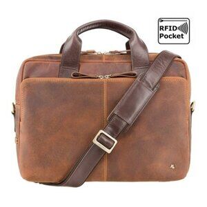 NWT Visconti Leather Hugo - 13" Laptop Briefcase